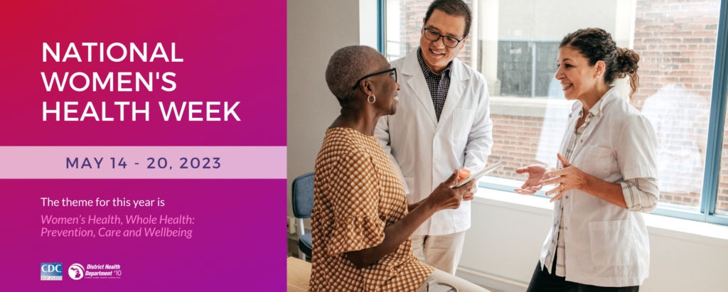 National Women’s Health Week (May, 2023) – District Health Department 10